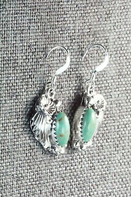 Turquoise & Sterling Silver Earrings - KimMarie Whitehorse