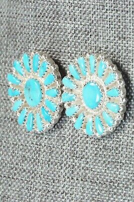 Turquoise & Sterling Silver Earrings - Donovan Wilson