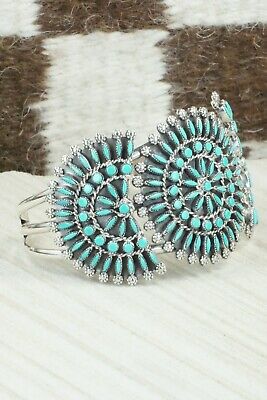 Turquoise & Sterling Silver Bracelet - Merlinda Chavez