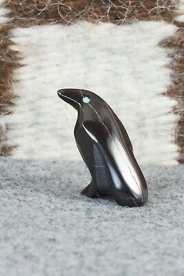 Penguin Zuni Fetish Carving - Calvert Bowannie