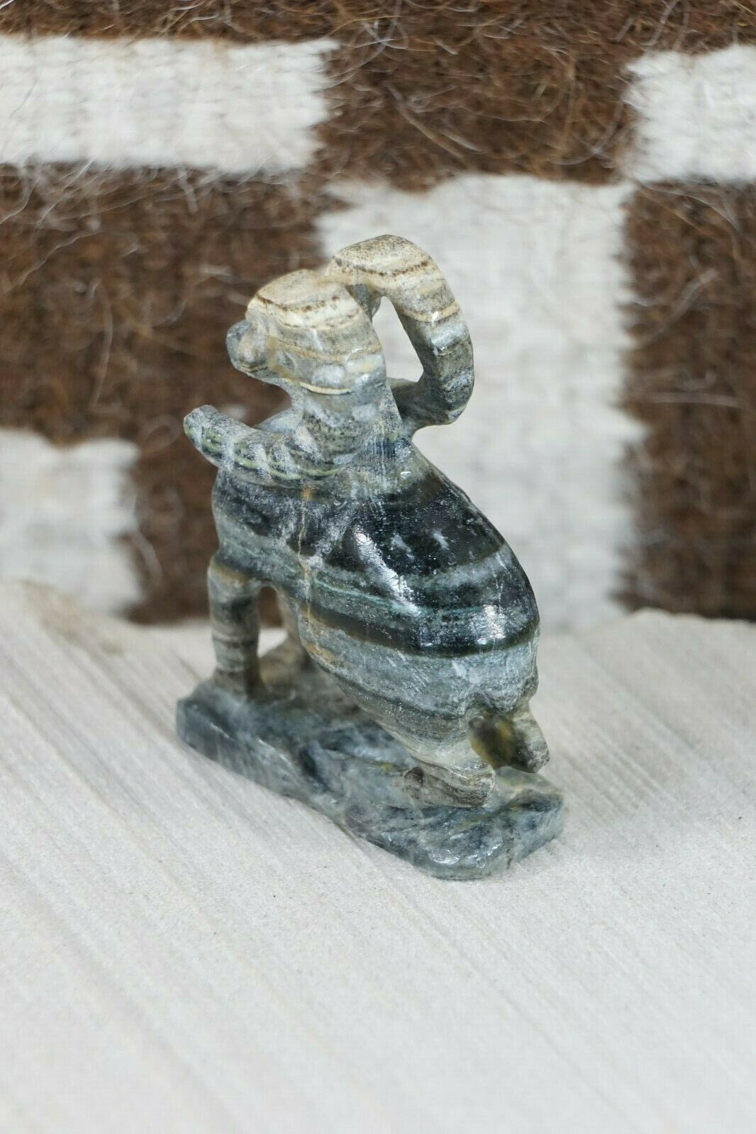 Ram Zuni Fetish Carving - Jerrold Lahaleon - High Lonesome Trading