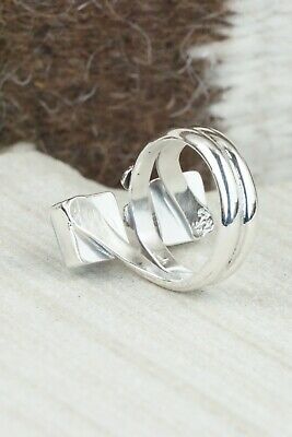 Turquoise & Sterling Silver Ring - Bobby Platero - Size 7.25