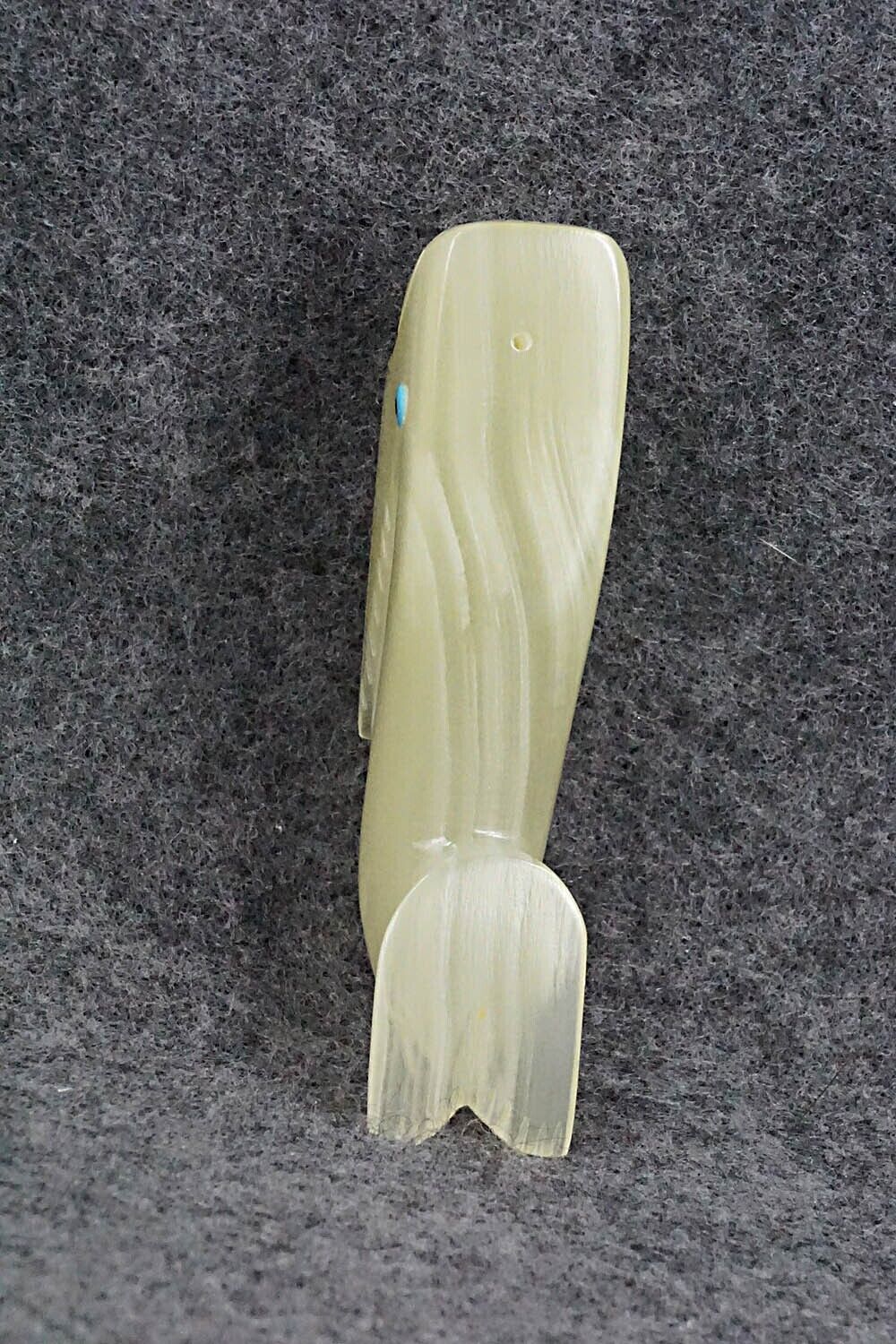 Whale Zuni Fetish Carving - Alex Tsethlikai