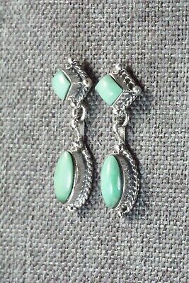Turquoise & Sterling Silver Earrings - Bucky Belin