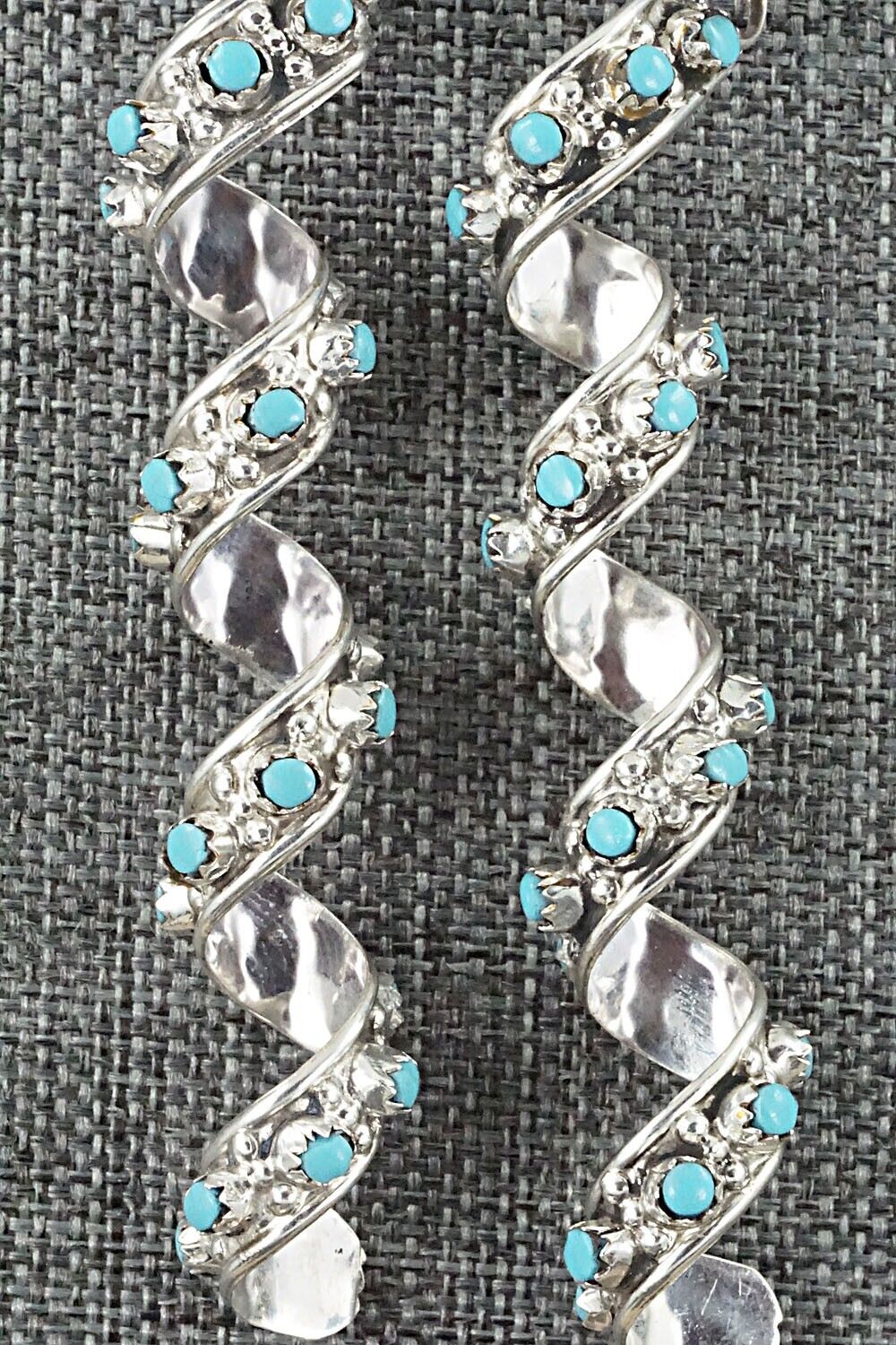 Turquoise & Sterling Silver Earrings - Joanne Cheama