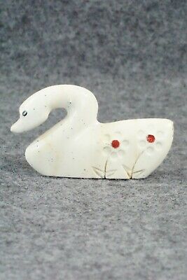 Swan Zuni Fetish Carving - Cheryl Beyuka