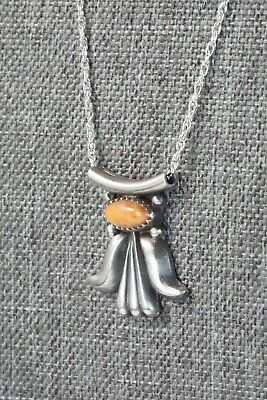 Spiny Oyster & Sterling Silver Necklace - Sharon McCarthy