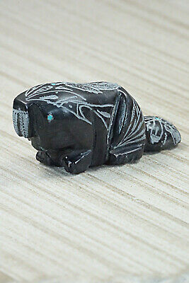 Beaver Zuni Fetish Carving - Adrian Cachini