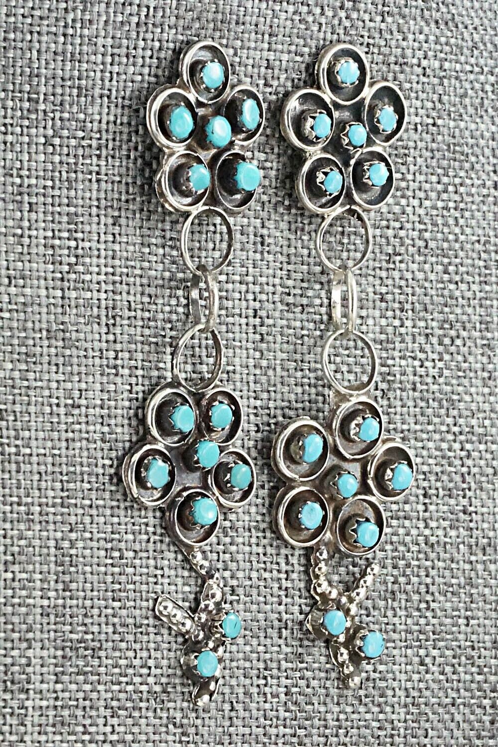 Turquoise & Sterling Silver Earrings - Marlon Quam