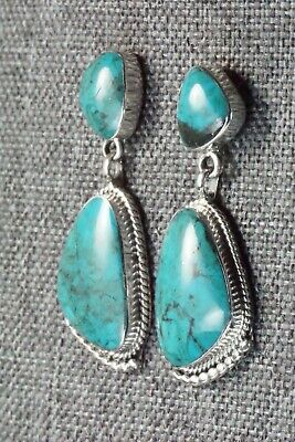 Turquoise and Sterling Silver Earrings - Sadie Jim