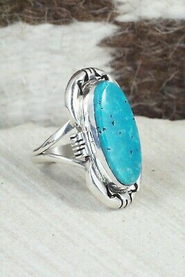 Turquoise and Sterling Silver Ring - Ray Jack - Size 7