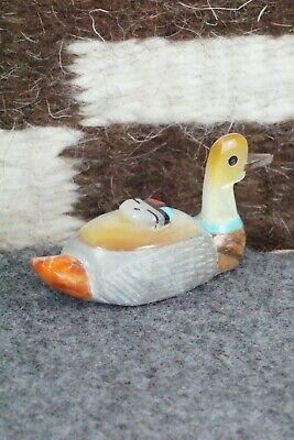 Duck Zuni Fetish Carving - Darrin Boone - High Lonesome Trading