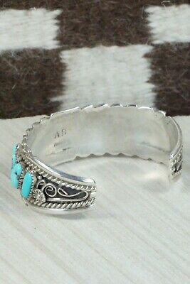 Turquoise & Sterling Silver Bracelet - Anthony Brown