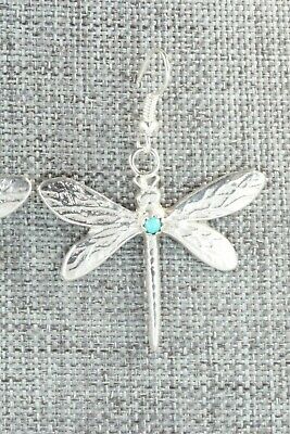 Turquoise & Sterling Silver Earrings - Pauline Nelson