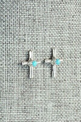 Turquoise & Sterling Silver Earrings - Lorraine Chee