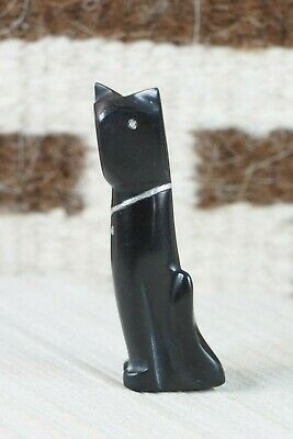 Cat Zuni Fetish Carving - Kenny Chavez - High Lonesome Trading