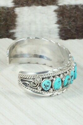 Turquoise & Sterling Silver Bracelet - Anthony Brown