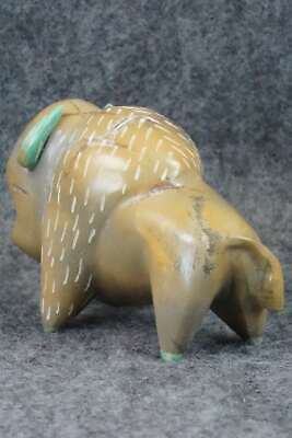 Buffalo Zuni Fetish Carving - Enrike Leekya