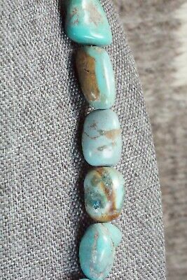 Turquoise & Sterling Silver Necklace - Navajo