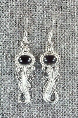 Onyx & Sterling Silver Earrings - Judy Largo