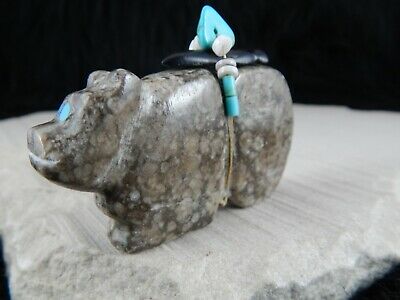 Bear Zuni Fetish Carving - Casey Phillips - High Lonesome Trading