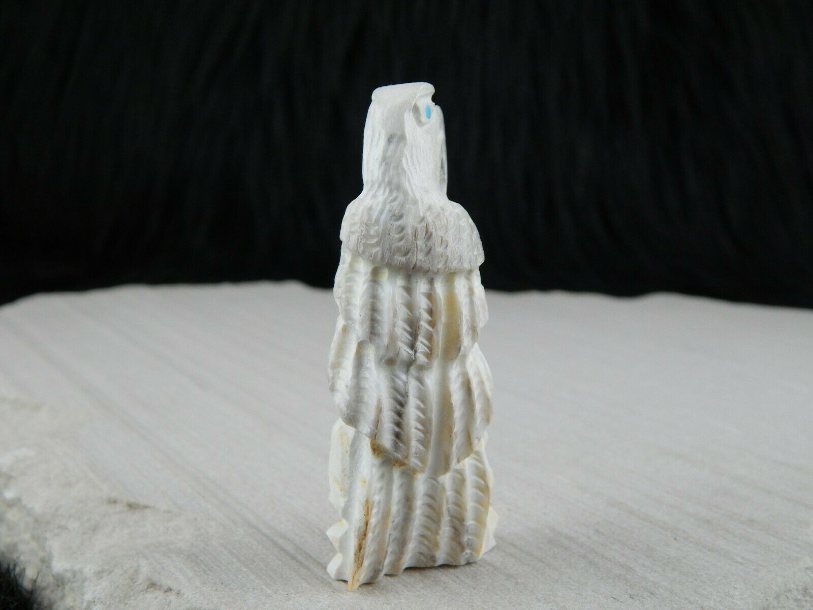 Eagle Zuni Fetish Carving - Jerrold Lahaleon - High Lonesome Trading