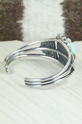 Turquoise and Sterling Silver Bracelet - Leon Martinez