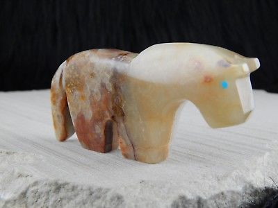 Horse Zuni Fetish Carving - Bernard Laiwakete - High Lonesome Trading