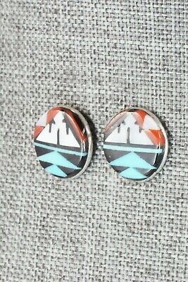 Multi Stone & Sterling Silver Earrings - Leif Esalio