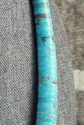 Turquoise & Sterling Silver Necklace - Lupe Lovato