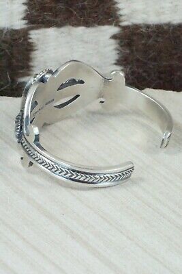 Turquoise and Sterling Silver Bracelet - Leon Martinez