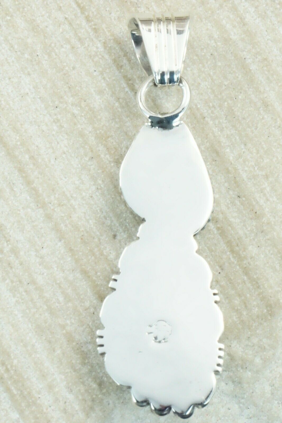 Turquoise & Sterling Silver Pendant - Marita Benally