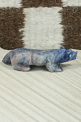 Badger Zuni Fetish Carving - Ronnie Lunasee