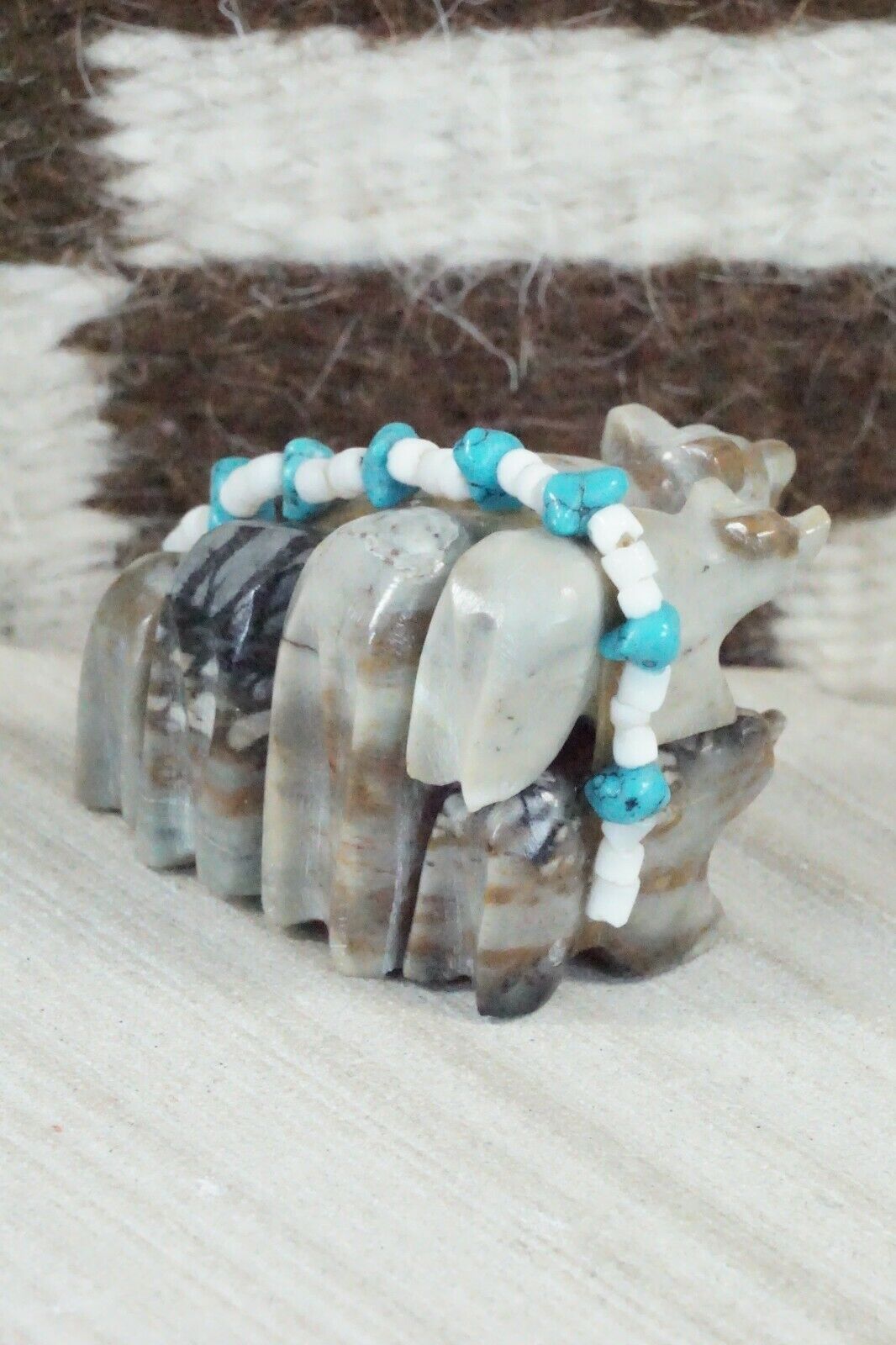 Bear Zuni Fetish Carving - Tim Lementino
