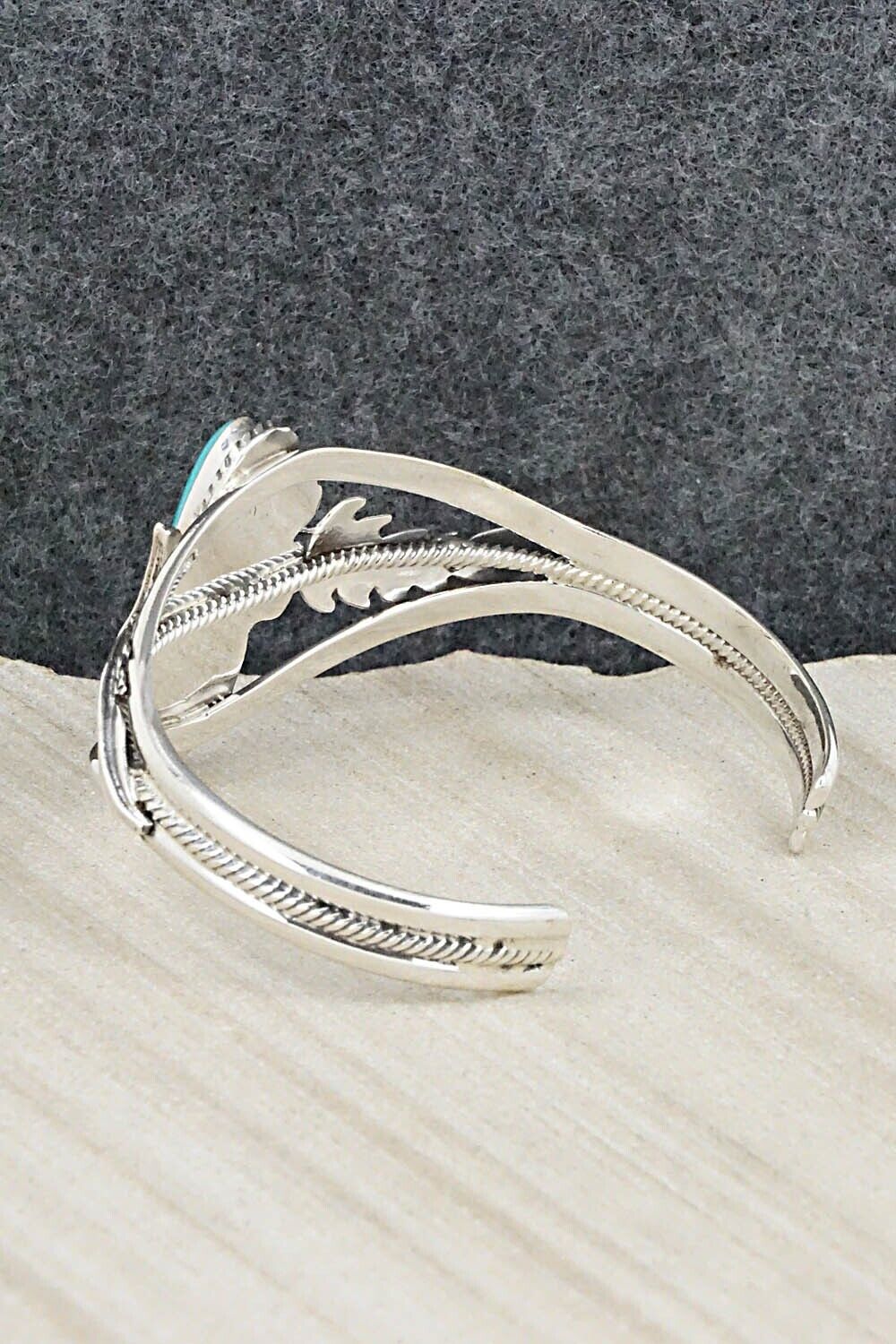 Turquoise & Sterling Silver Bracelet - Andrew Vandever