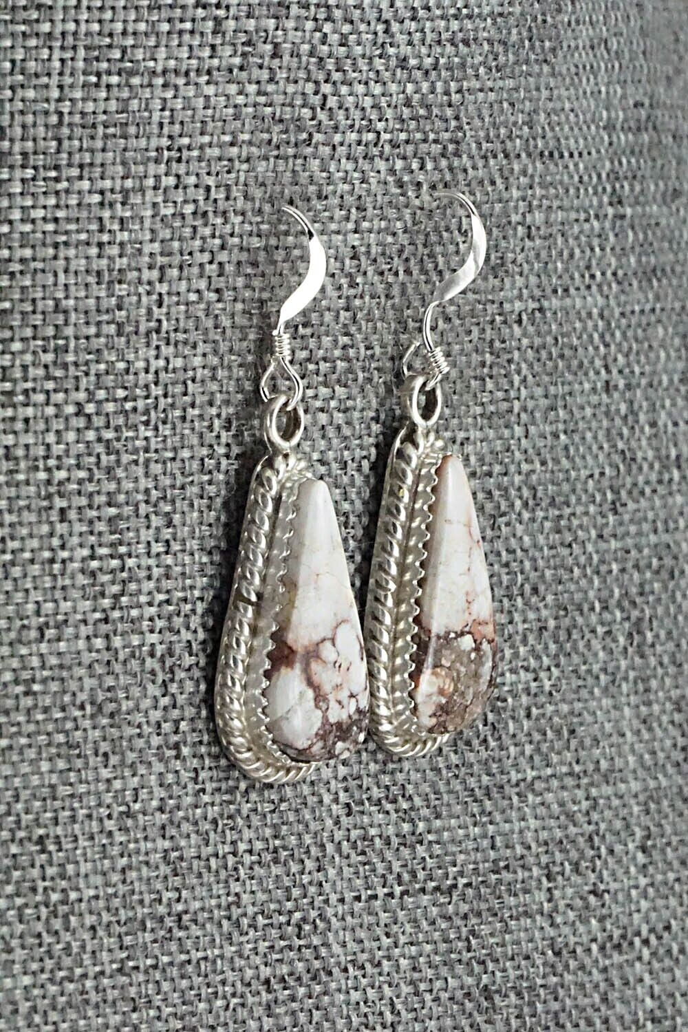 Wild Horse & Sterling Silver Earrings - Sheena Jack