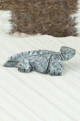 Horned Toad Zuni Fetish Carving - Carl Etsate