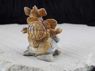 Turtles Zuni Fetish Carving - Ron Laahty - High Lonesome Trading