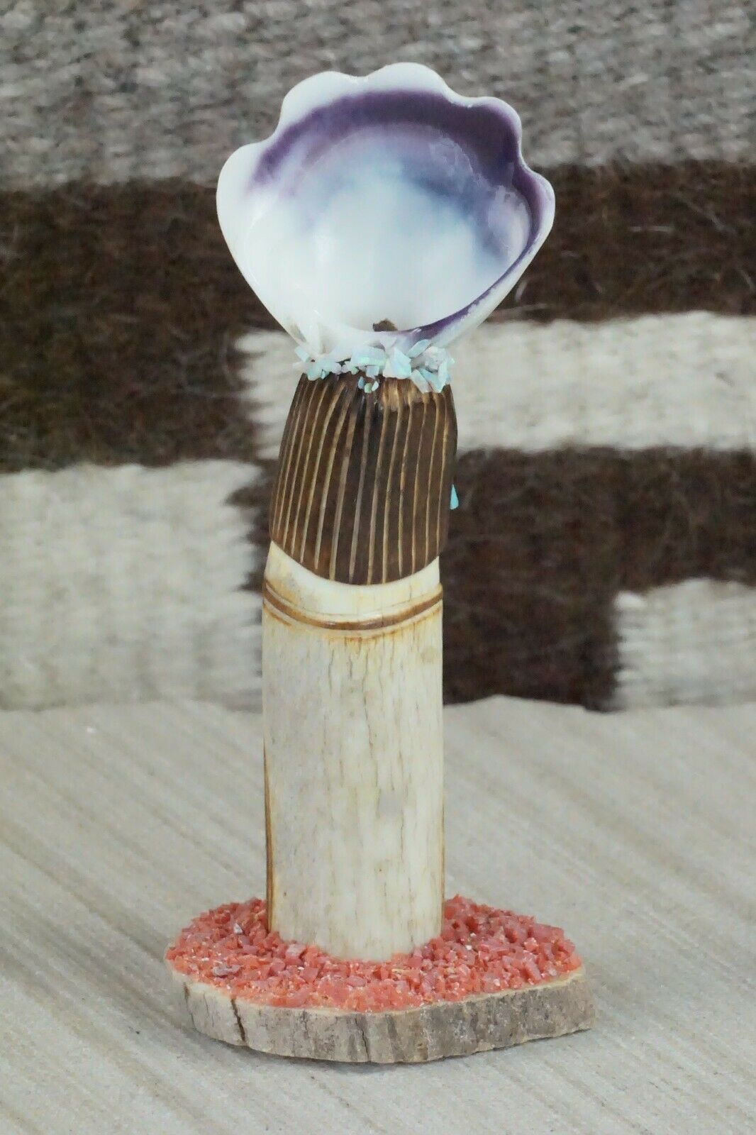 Corn Maiden Zuni Fetish Carving - Sullivan Shebola