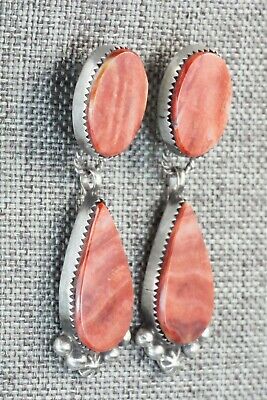 Spiny Oyster & Sterling Silver Earrings - Selina Warner