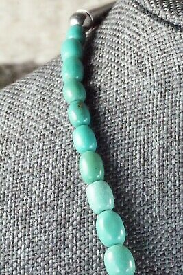 Turquoise & Sterling Silver Necklace - Louise Joe