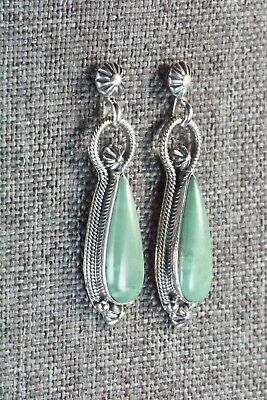 Turquoise & Sterling Silver Earrings - Verley Betone
