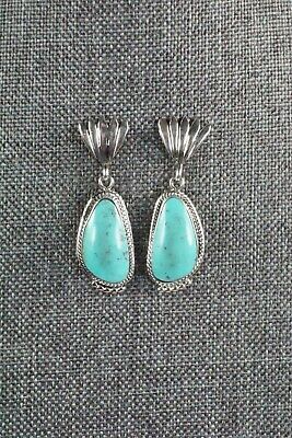 Turquoise and Sterling Silver Earrings - Sharon McCarthy
