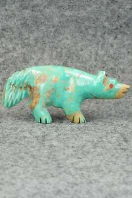 Wolf Zuni Fetish Carving - Andres Quandelacy