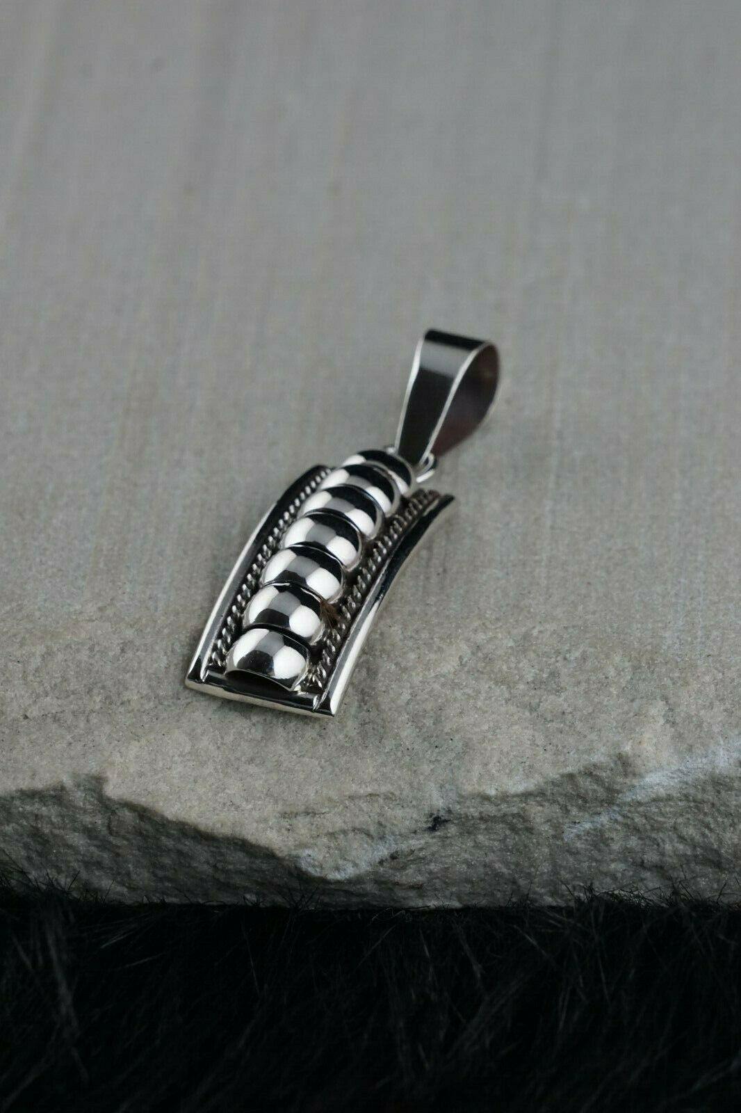 Sterling Silver Pendant - Thomas Charley - Navajo - High Lonesome Trading