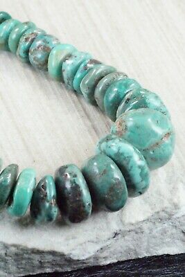 Turquoise & Sterling Silver Necklace - Navajo