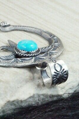 Turquoise & Sterling Silver Pendant - Kevin Billah