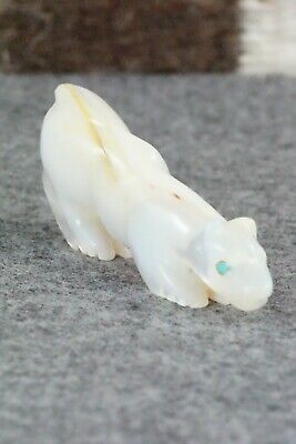 Mountain Lion Zuni Fetish Carving - Andres Quandelacy