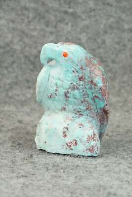 Eagle Zuni Fetish Carving - Derrick Kaamasee