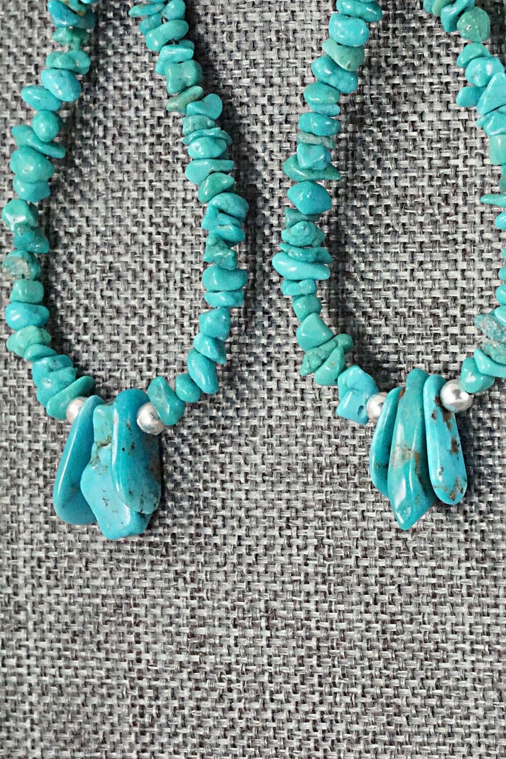 Turquoise & Sterling Silver Earrings - Tammy Nolcot